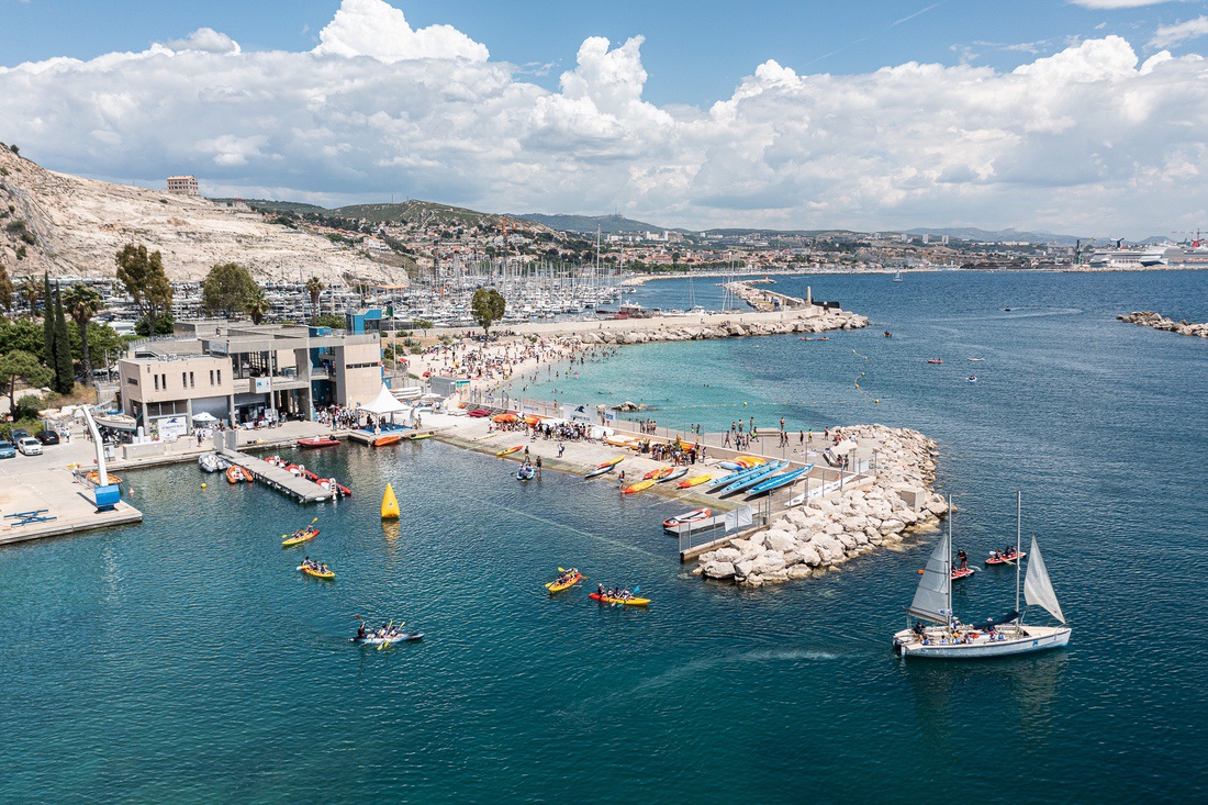 Association Le Grand Bleu Marseille - vue aérienne