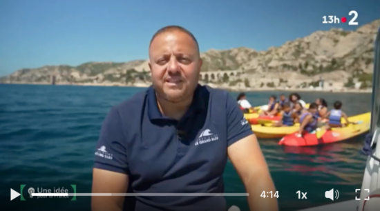 France2 - reportage septembre 2024 Le Grand Bleu Marseille